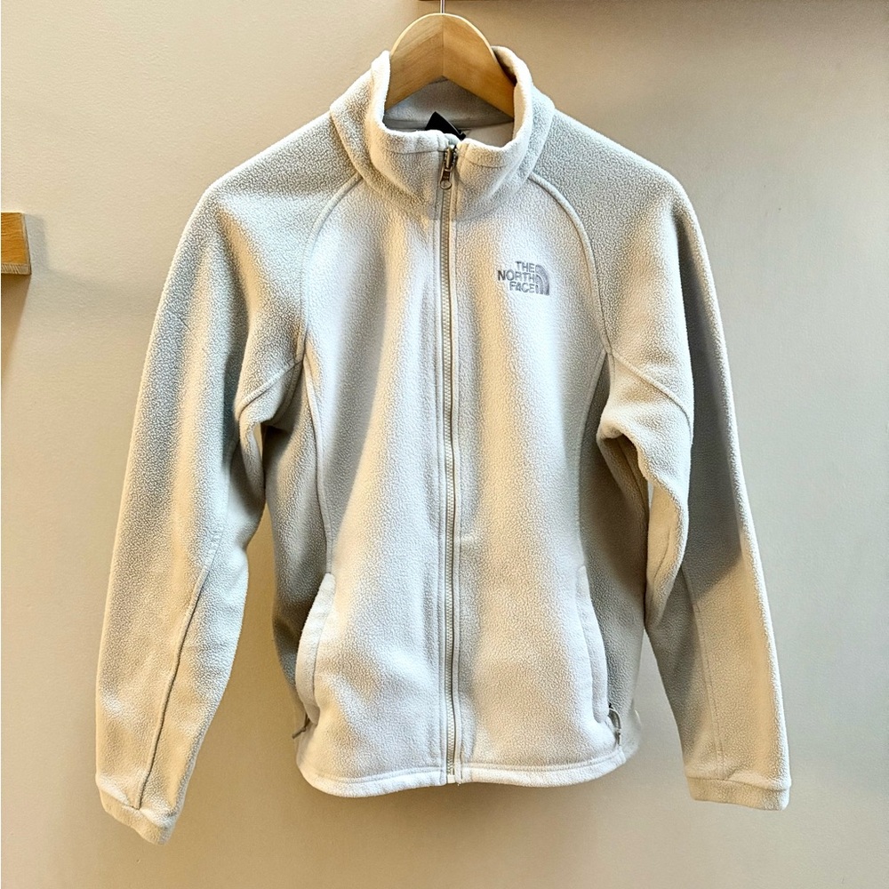 The North Face vintage Y2K white Denali fleece sweater Women’s S/M